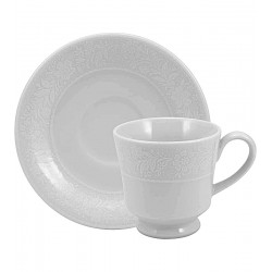 Xicara 60ml Para Café Noiva Porcelana Schmidt